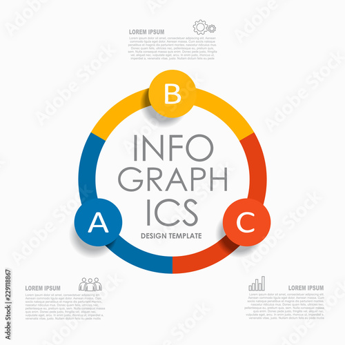 Infographic design template with place for your data. Vector illustration.