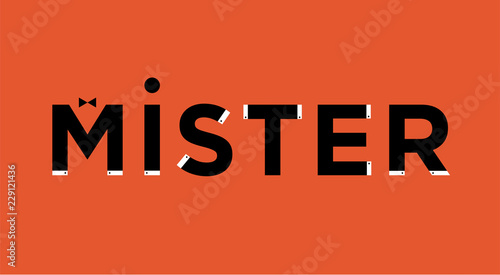 Mister Typography Design Template