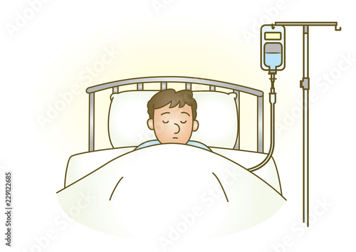 医療イラスト：点滴