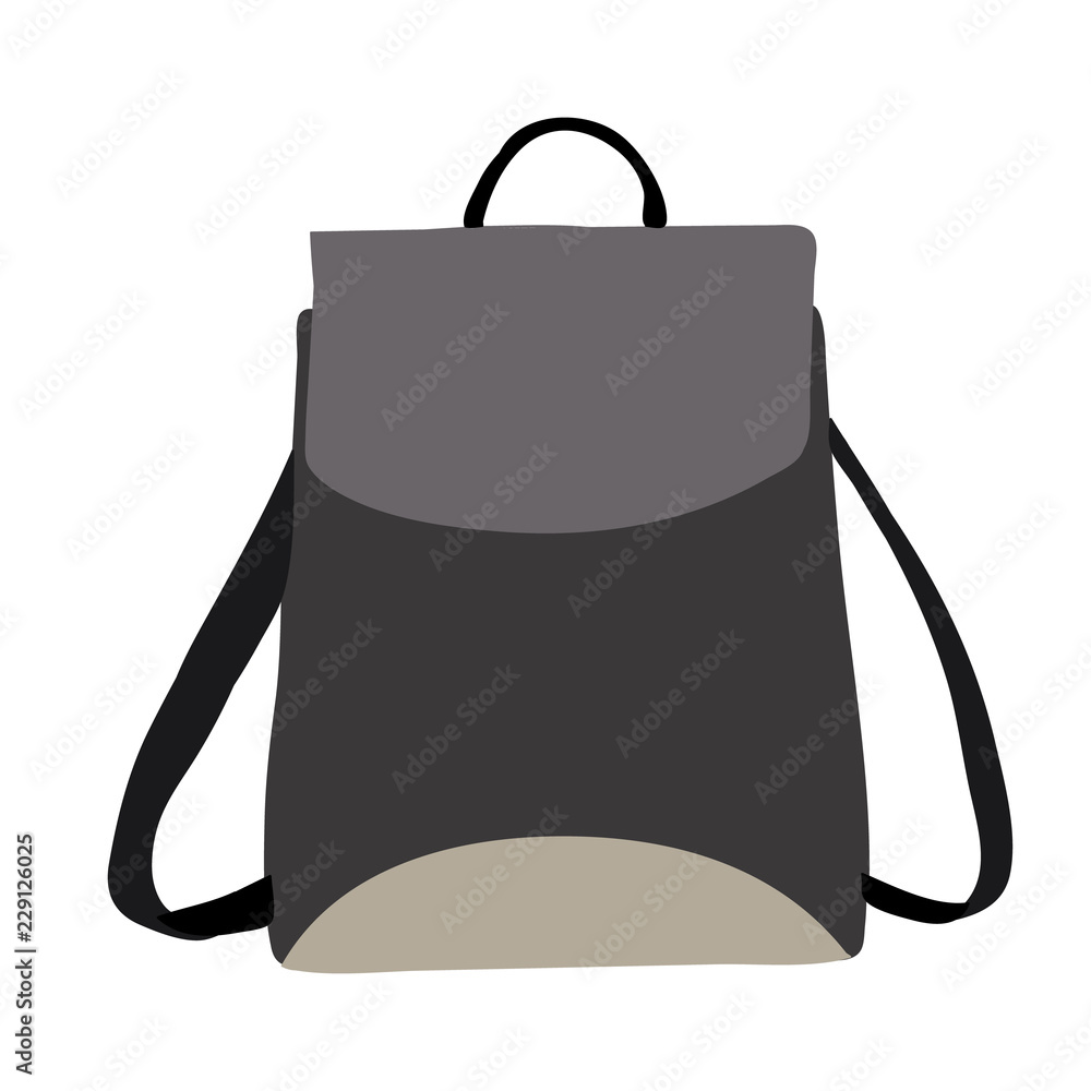on white background, female backpack on white background, female backpack