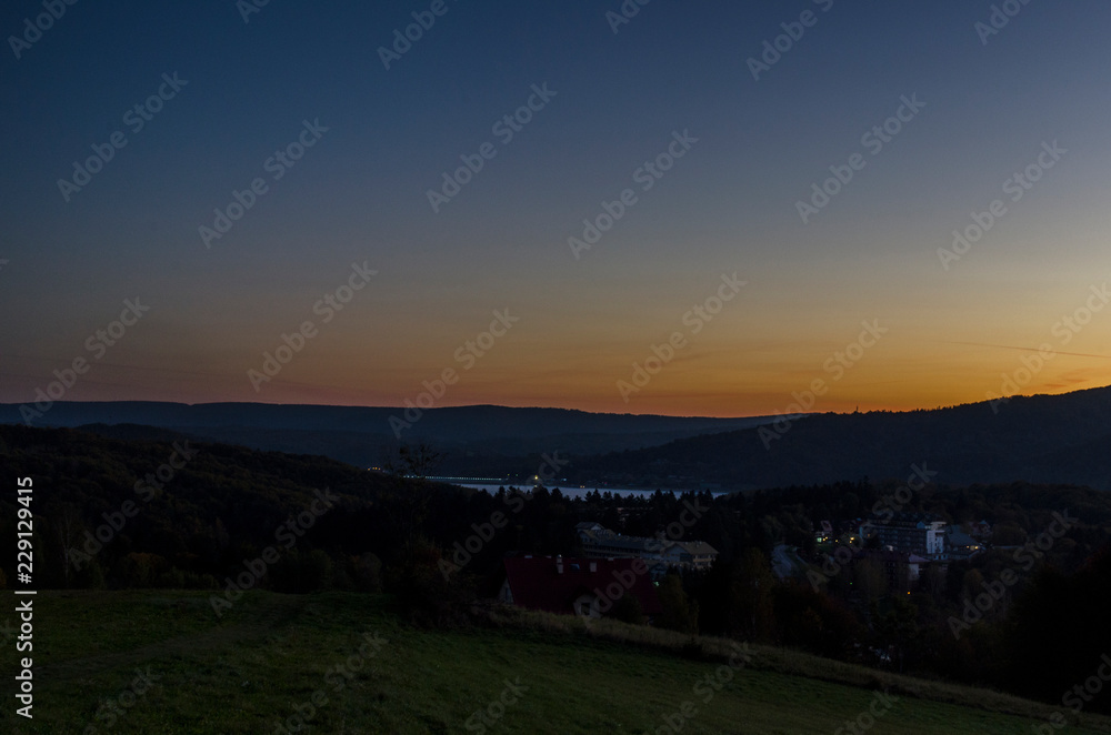 Naklejka premium wschód słońca