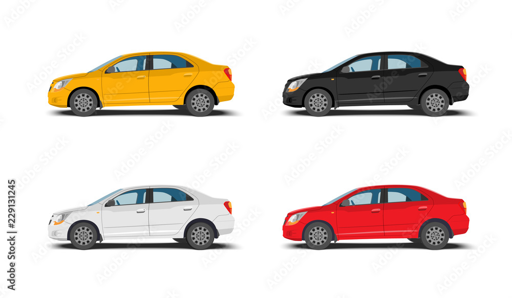 Set of 4 cars