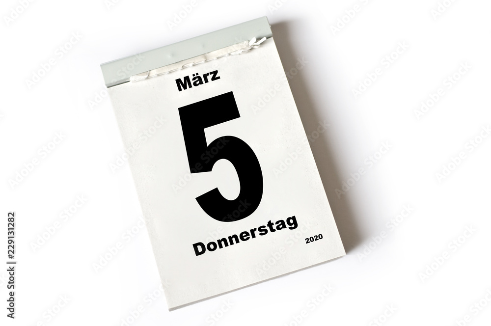 5. März 2020 5. März 2020