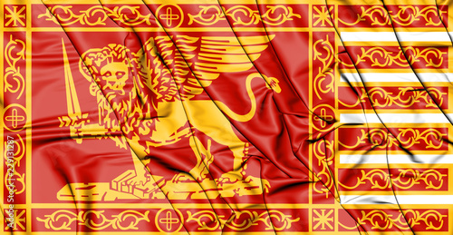Fotografie 3D Flag of Republic of Venice.