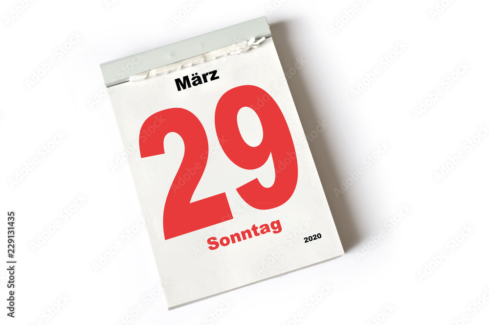 29. März 2020 29. März 2020