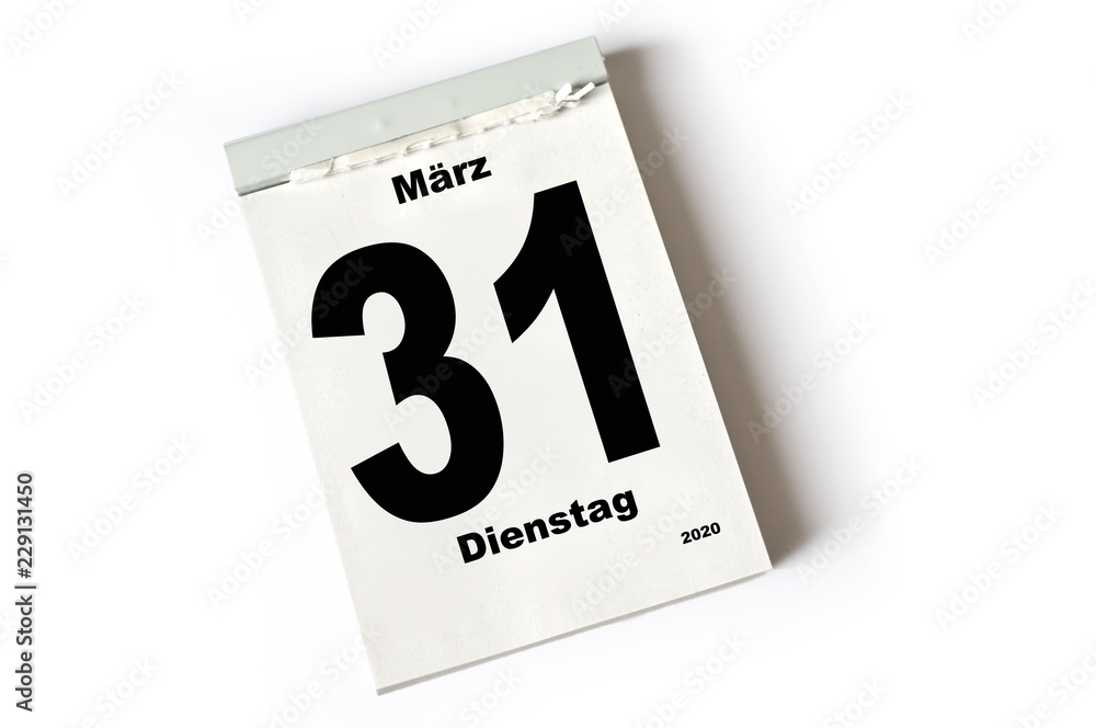 31. März 2020 31. März 2020