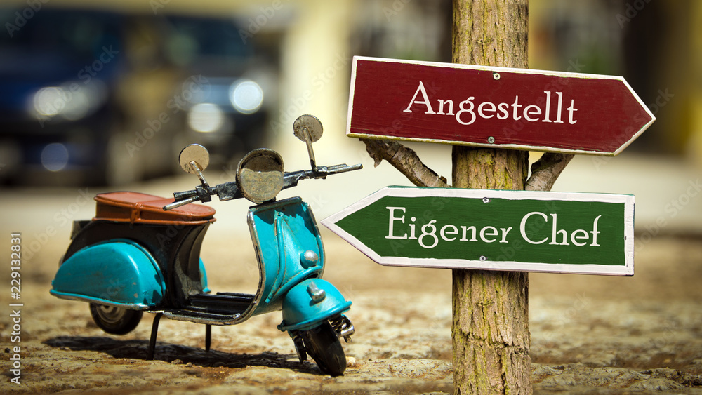 Schild 368 - Eigener Chef Schild 368 - Eigener Chef