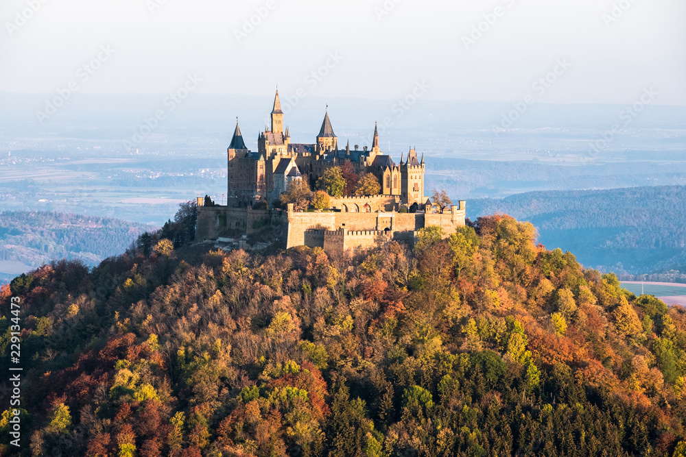 View of the castle Hohenzollern / Swabian Alb
