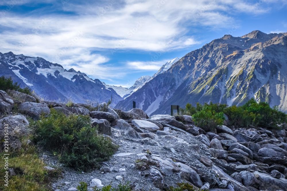 Obraz premium Aoraki Mount Cook landscape, New Zealand