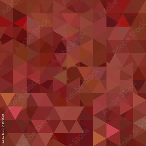 Geometric pattern, triangles vector background in brown tone. Illustration pattern