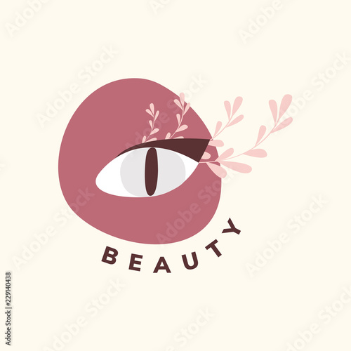 Logo of natural organic beauty
