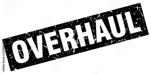square grunge black overhaul stamp
