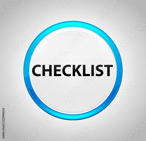 Wallpaper Mural Checklist Round Blue Push Button Torontodigital.ca