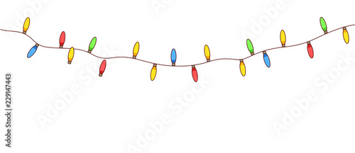 Lichterkette bunt