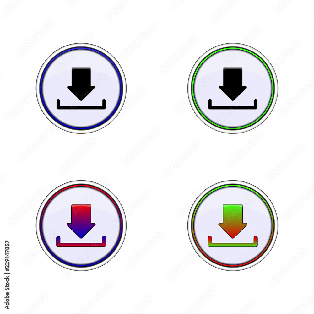 Download button set Download button set