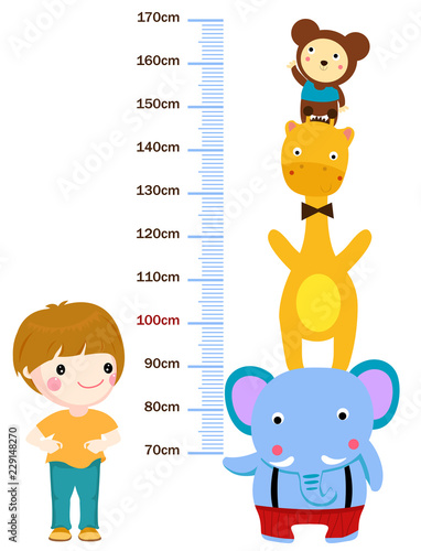 Children height meter