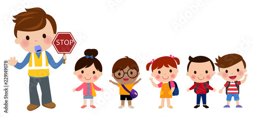 Crossing the street