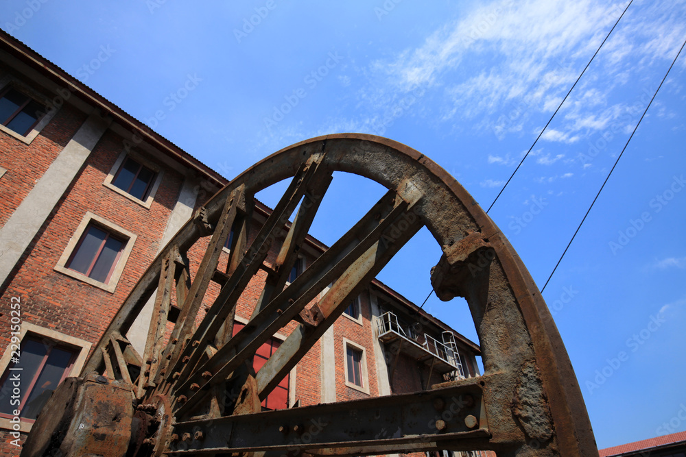 The plant and equipment of a coal mine