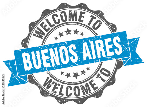Buenos Aires round ribbon seal