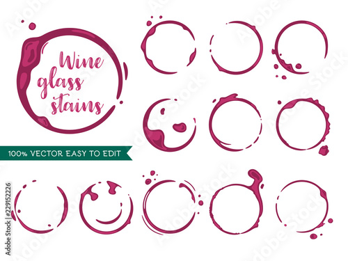Wine stains