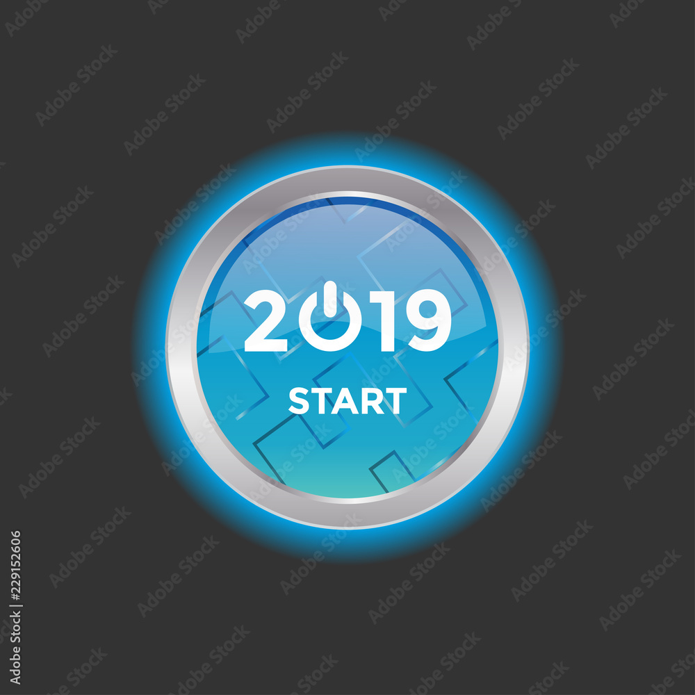 new year 2019 logo icon design template vector new year 2019 logo icon design template vector