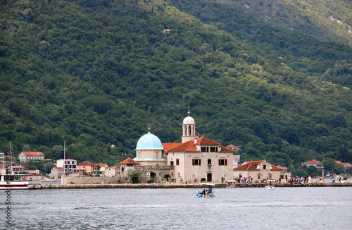 Our Lady of the Rocks monastery Perast Bay of Kotor Montenegro
