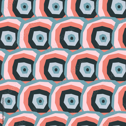 Abstract handmade seamless pattern. Childish craft wallpaper for birthday card, baby nappy, school party advertising, shop sale poster, holiday wrapping paper, textile, bag print, t shirt etc.