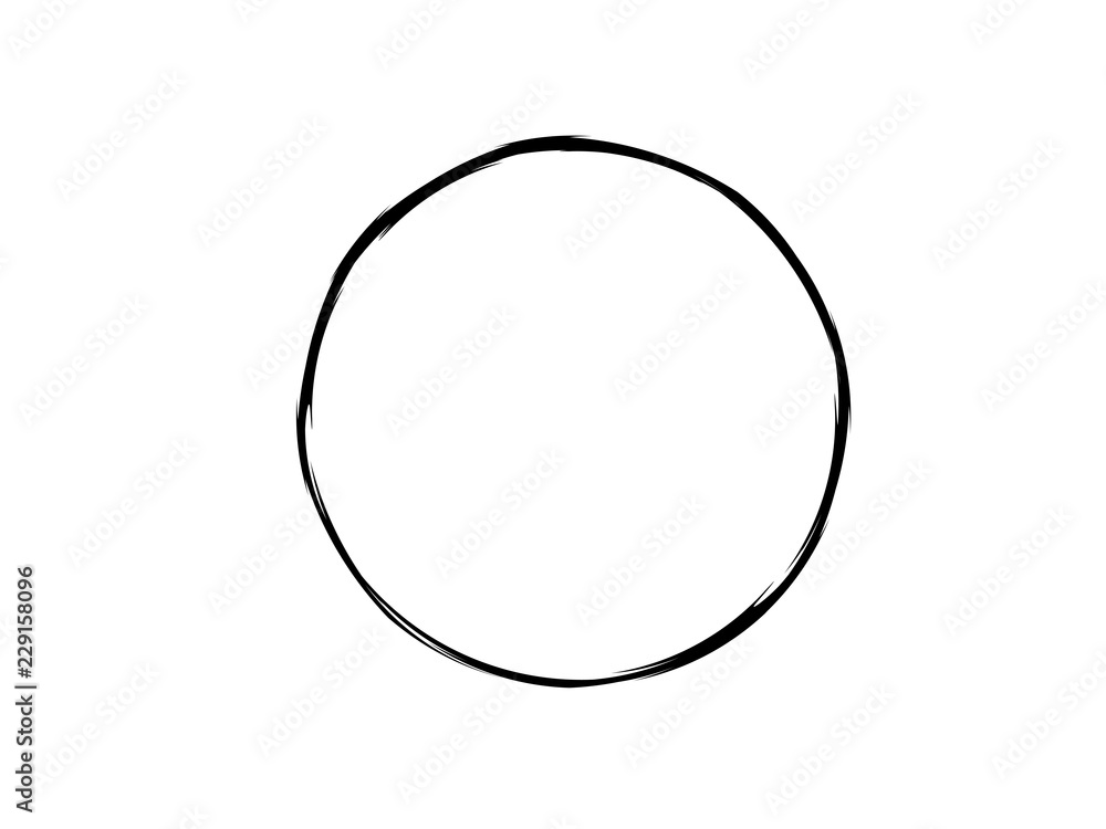 Grunge ink circle.Grunge paint oval shape.Ink circle made of Grunge ink circle.Grunge paint oval shape.Ink circle made of