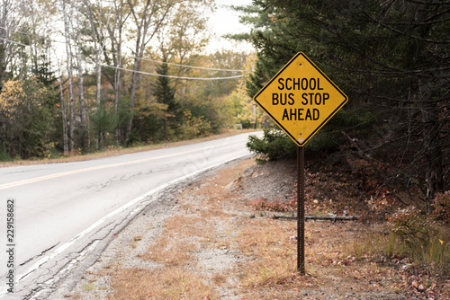 School Bus Stop Warning