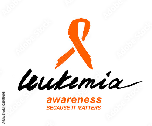 Leukemia lettering image