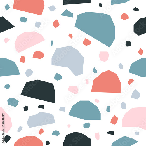 Abstract handmade seamless pattern. Childish craft wallpaper for birthday card, baby nappy, school party advertising, shop sale poster, holiday wrapping paper, textile, bag print, t shirt etc.