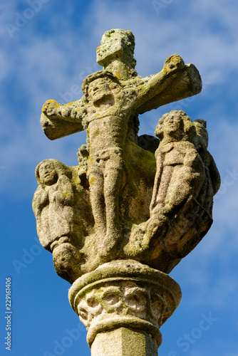 Sculpture of the Crucifix in Brittany, Bretagne