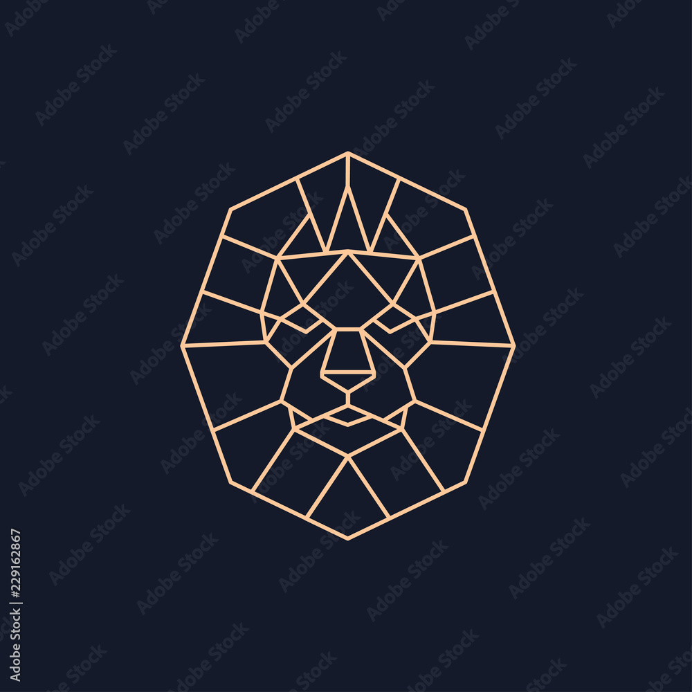 Lion logo. Lion head with crown - vector illustration, emblem design. Universal company symbol. Lion logo. Lion head with crown - vector illustration, emblem design. Universal company symbol.