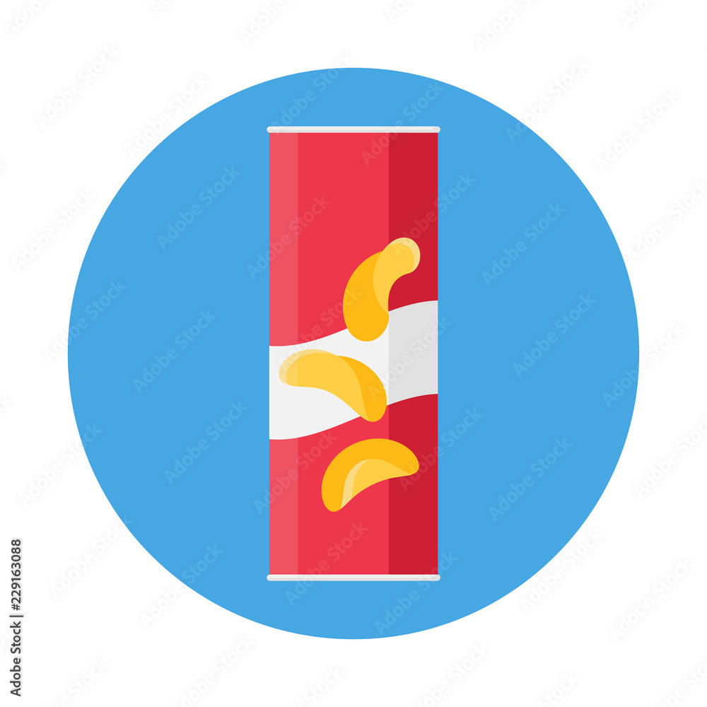 Potato chips Special Flat icon