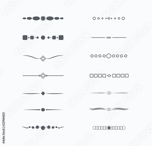 Text dividers