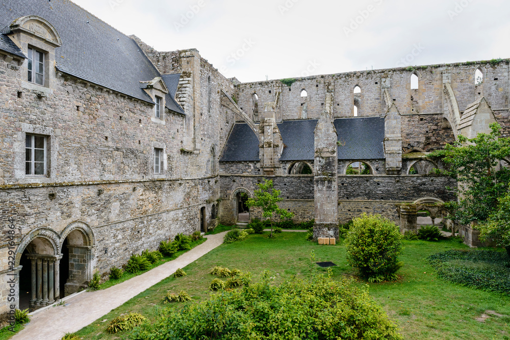 Old Abbaye Maritime de Beauport, in Paimpol, Cotes-d'Armor, Brittany, France Old Abbaye Maritime de Beauport, in Paimpol, Cotes-d'Armor, Brittany, France