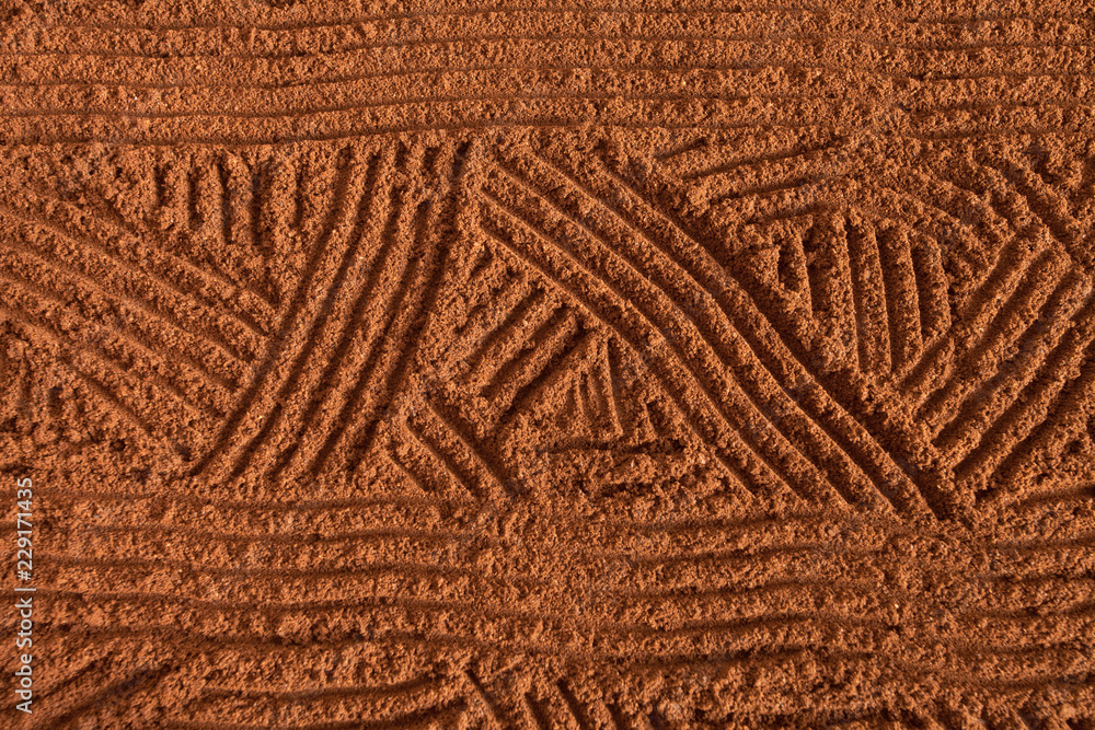 Roasted minced coffee as background Roasted minced coffee as background