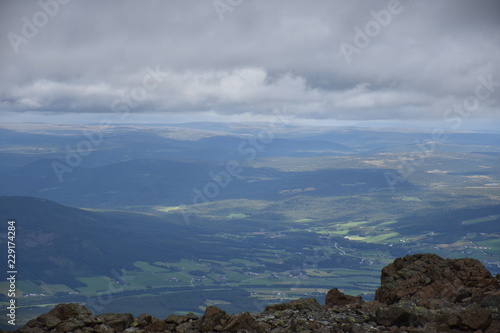 Norwegen, Tron, Sender, Berg, Gipfel, Straße, Schotterstraße, Maut, Mautstraße, Islandmoos, Tronfjell, Alvdal, Fluss, Glåma, Hedmark, Tal, Østerdalen, Tynset photo