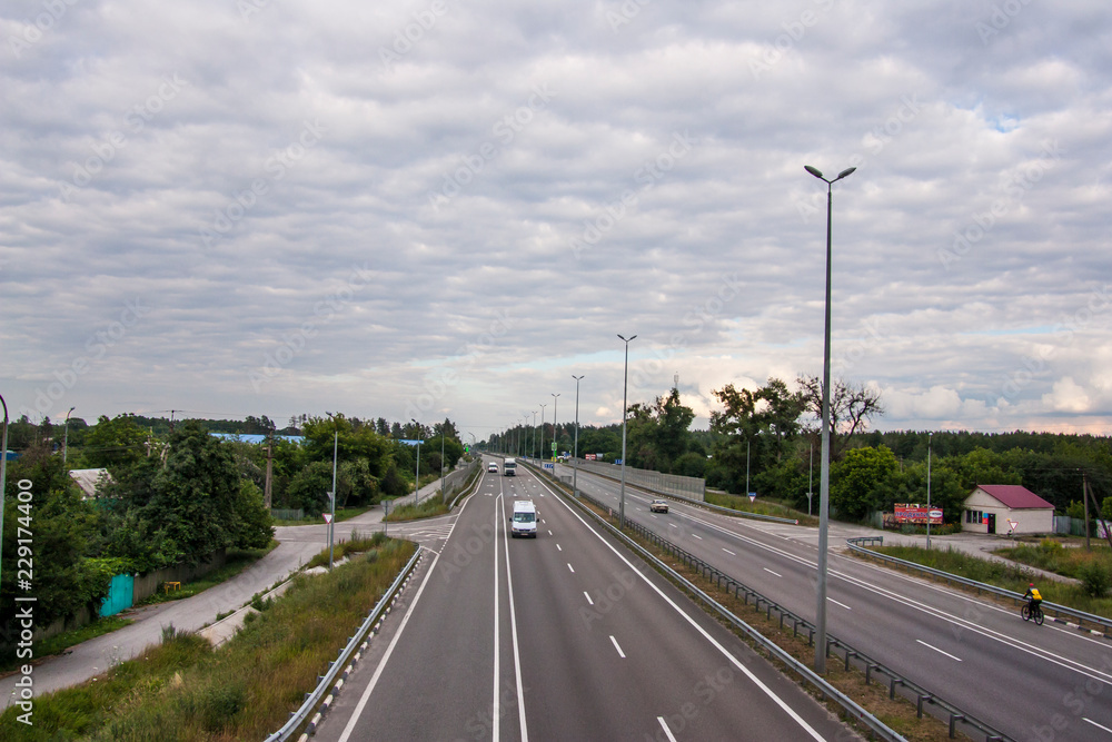highway in village