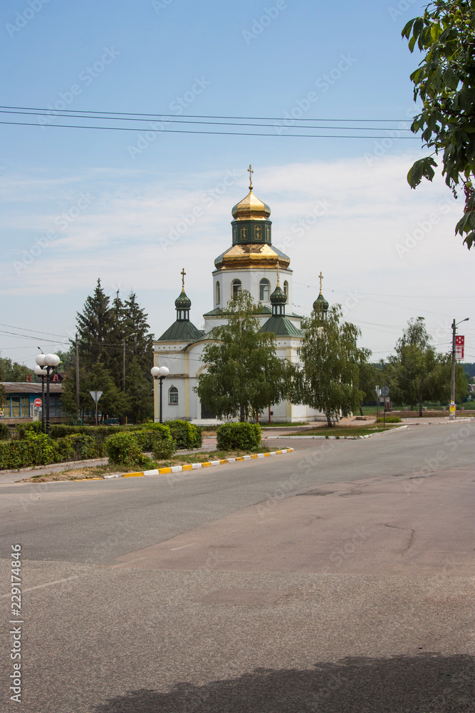church in kiev ukrainian town