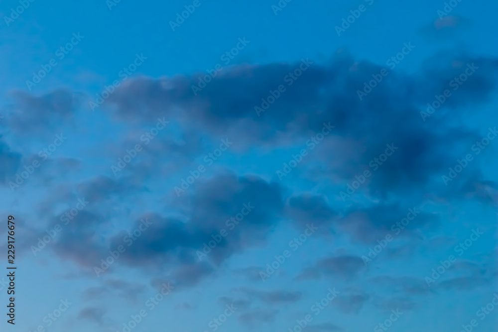 Background of blue sky