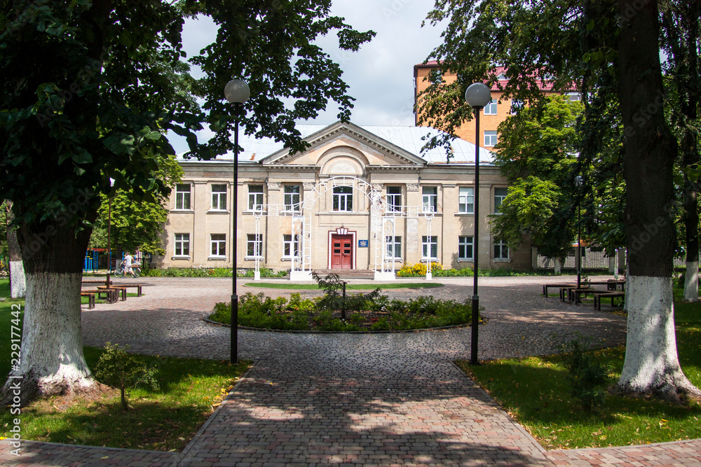 old house in park