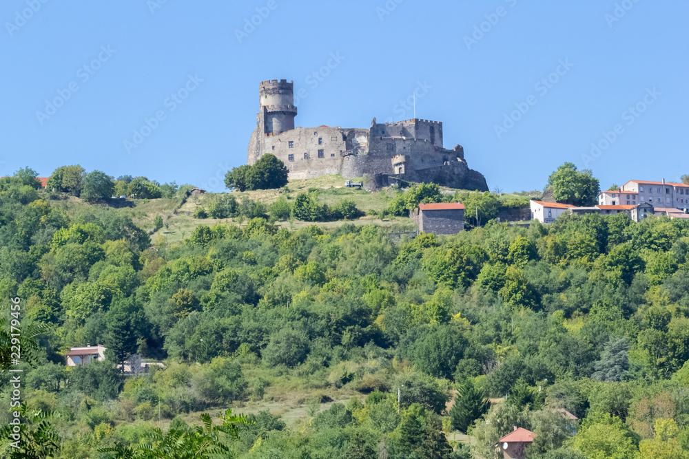 château de Tournoël, Volvic, Puy-de-Dôme, France 