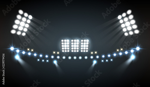 Stadium Lights Composition
