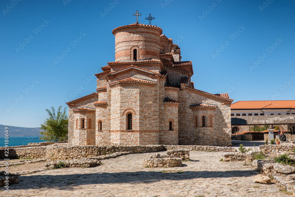 Basilica of St Clement in Ohrid in Macedonia Basilica of St Clement in Ohrid in Macedonia