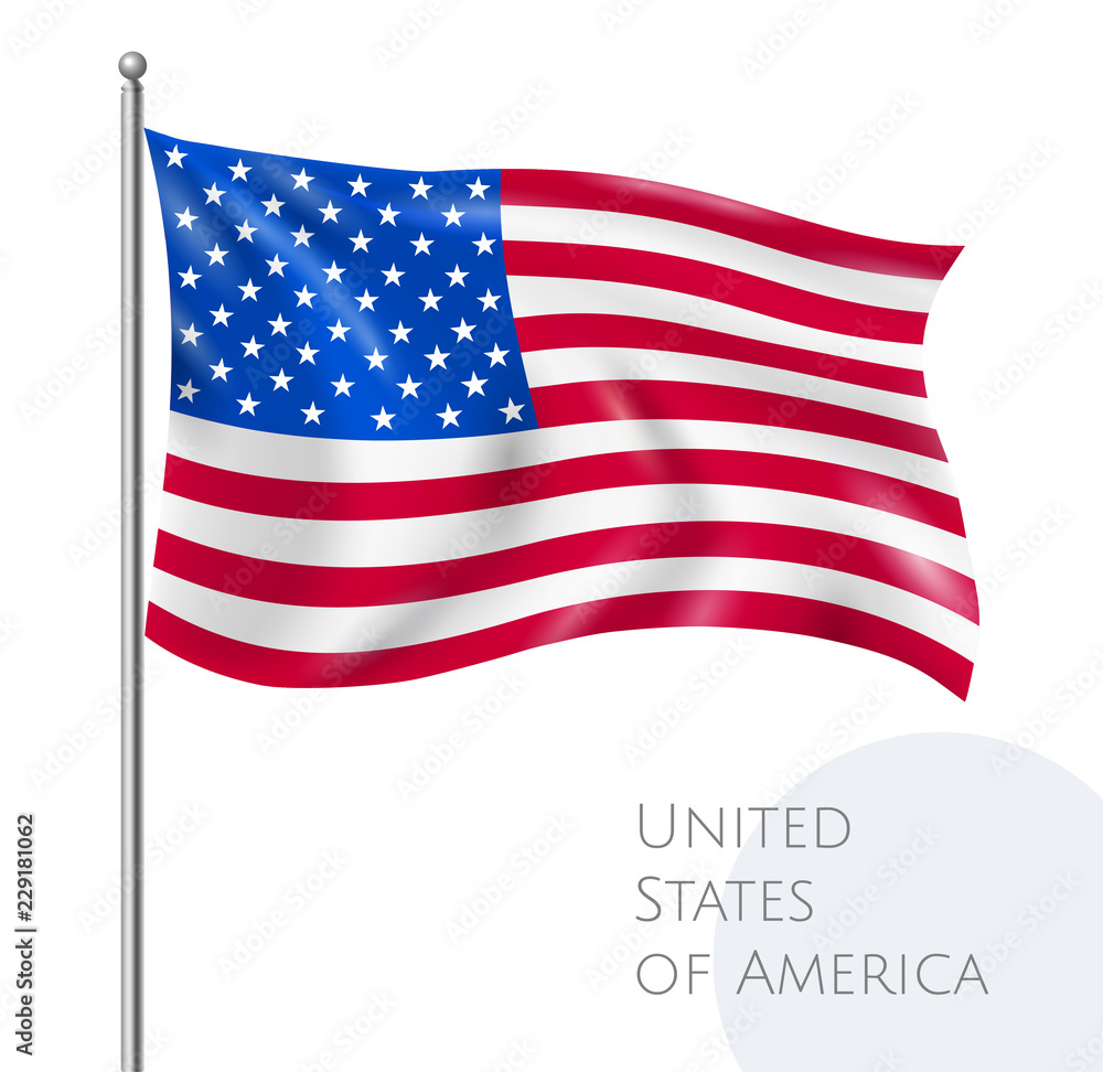 USA Flag Illustration