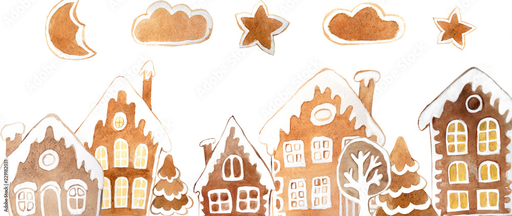 Fototapeta premium gingerbread hous