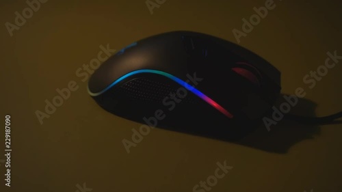 The dark background of a Computer Mouse Removed .