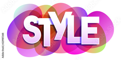 Style word vector banner