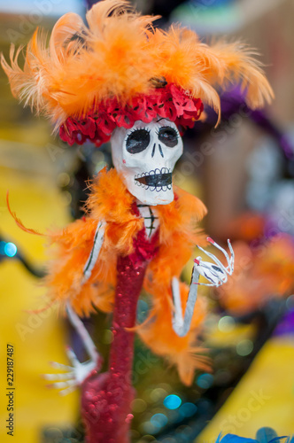catrinas coloridas dia de muertos tradiciones mexicanas